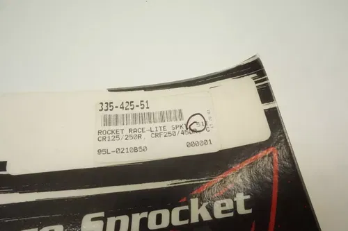 CR125 CR250 Rocket Race-Lite 51T Rear Sprocket 51 Tooth Honda CRF250R CRF450R M4