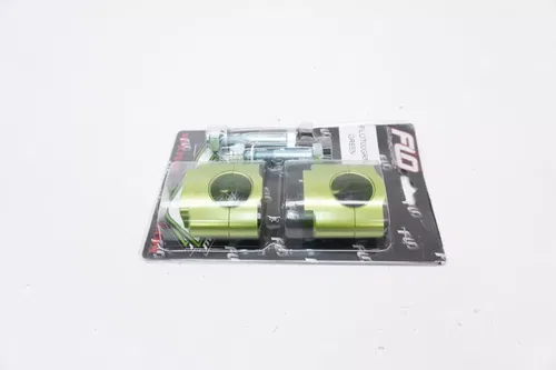 Flo Motosports Universal Oversized Bar Mounts 1 1/8 Green K3