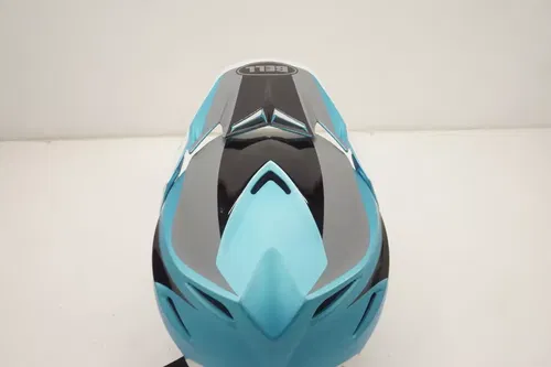 Bell Moto 9 Flex Motocross ATV Helmet Division White Black Blue Size Large AE