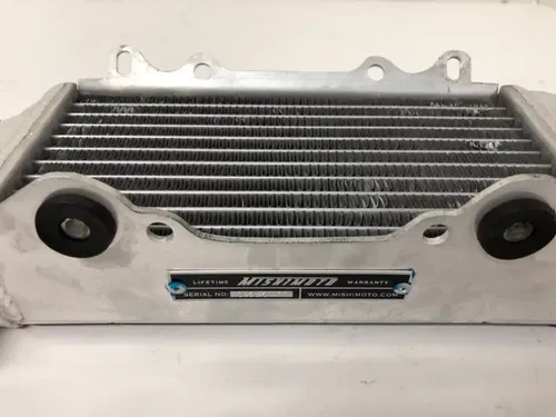 2004 RMZ250 Left Side Radiator Mishimoto Fill Side Cooling RMZ250 2004-2006 RMZ