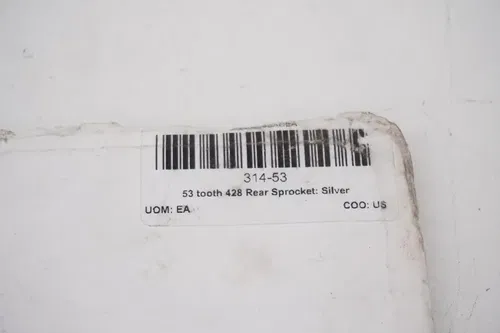 KTM 85 SX Vortex 53T Rear Sprocket Aluminum Silver 314-53 Husqvarna Gas Gas M54