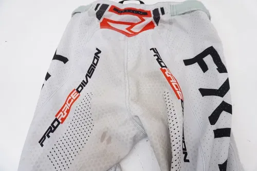 FXR Helium Mx Pants Whiteout Men's Size 32 MX Motocross K7