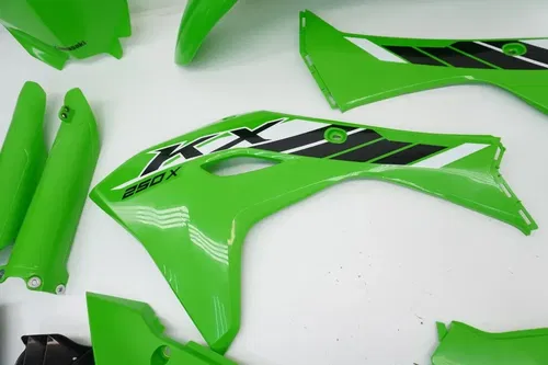 2025 KX250X Plastic Kit OEM Fenders Shrouds Side Panels Plastics Kawasaki KX250