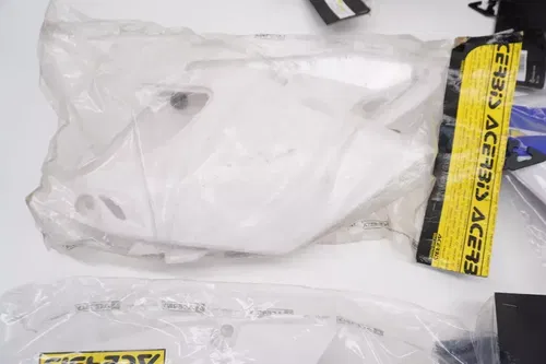 WR450F Acerbis Plastics Shrouds Side Panels Rear Fender Blue White Yamaha 12-15