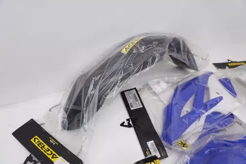 WR450F Acerbis Plastics Shrouds Side Panels Rear Fender Blue White Yamaha 12-15