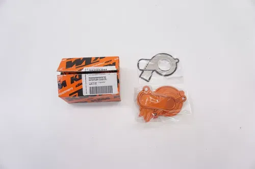 KTM PowerParts 450 SX-F Water Pump Cover Billet Aluminum Orange Seal 17-23 M30