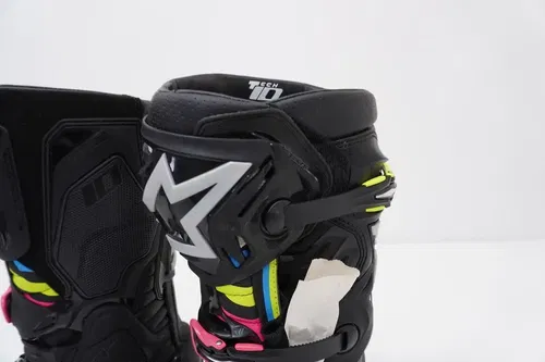 Alpinestars Tech 10 Supervented MX Motocross Boots Black Hue Mens US Size 9