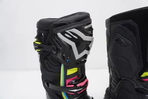 Alpinestars Tech 10 Supervented MX Motocross Boots Black Hue Mens US Size 9