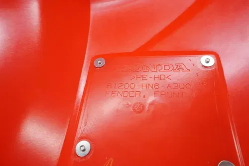 Honda TRX250EX Front Left Fender OEM Plastic Nitro Red TRX 250 EX 2006 2008 EA
