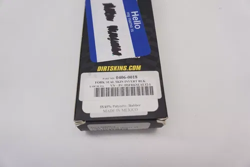 Dirt Skins Fork Seal Skins Inverted Forks Seal Savers Black DSFRKSEAL12-1 M5
