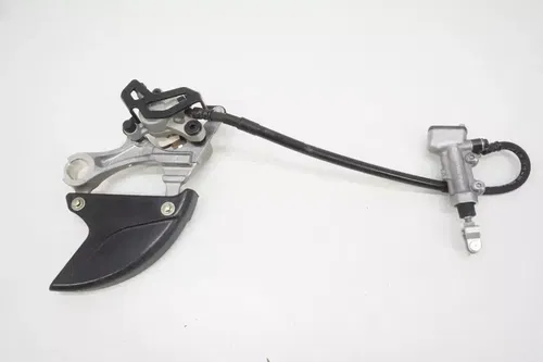 2009 KX250F Rear Brake Assembly OEM Caliper Master Cylinder Hose Kawasaki KX450F