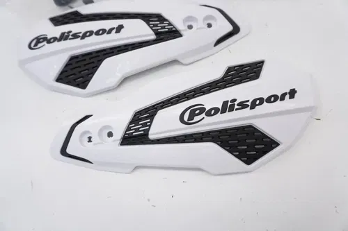 Polisport MX Flow Handguards White/Black Plastic K5