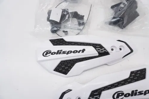 Polisport MX Flow Handguards White/Black Plastic K5