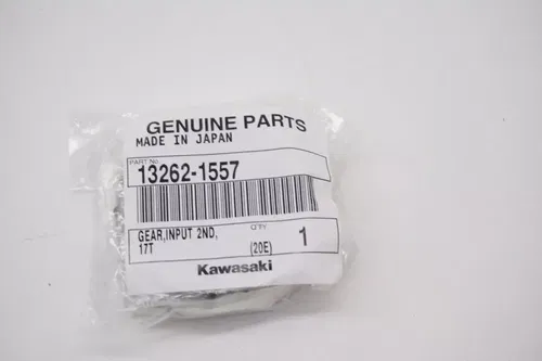 KX450 Transmission Gear, Input 2nd, 17T OEM 13262-1557 Kawasaki KX 19-25 M34