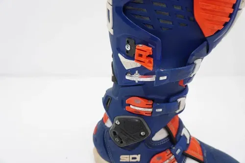 Sidi Crossfire MX Motocross Boots Mens Size US 10 Blue Orange