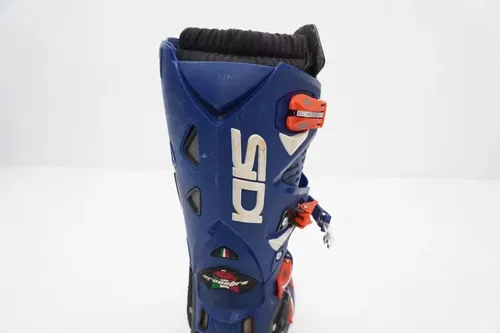 Sidi Crossfire MX Motocross Boots Mens Size US 10 Blue Orange