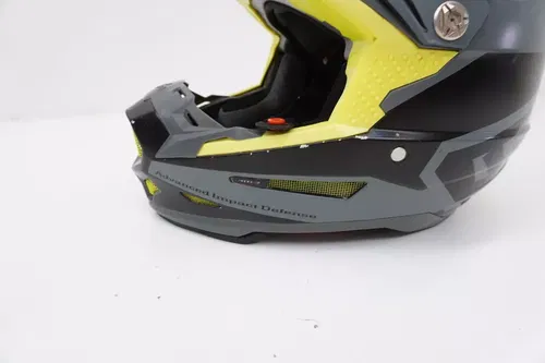 6D ATR-2 Motocross Helmet Black/Grey/Flo Yellow Mens Size Small Black Bag