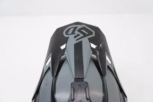 6D ATR-2 Motocross Helmet Black/Grey/Flo Yellow Mens Size Small Black Bag