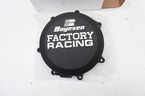 YZ250F Boyesen Factory Clutch Cover Black CC-37AB Yamaha WR250F YZ250FX YZ M49
