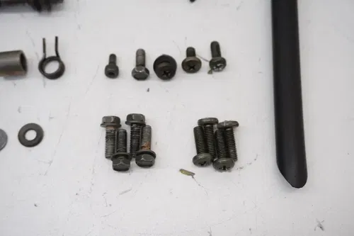 1998 YZ125 Exhaust Power Valve OEM Covers Bolts Screws Yamaha YZ 125 1996-1998