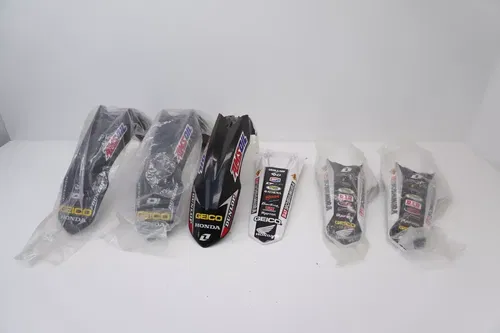 CRF250R CRF450R Miscellaneous Gieco Honda Fenders Front Rear Black White Honda