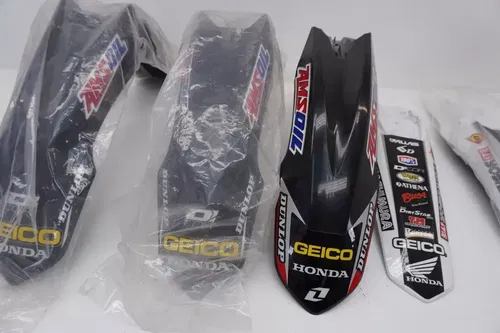 CRF250R CRF450R Miscellaneous Gieco Honda Fenders Front Rear Black White Honda
