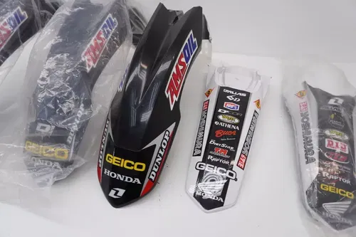 CRF250R CRF450R Miscellaneous Gieco Honda Fenders Front Rear Black White Honda