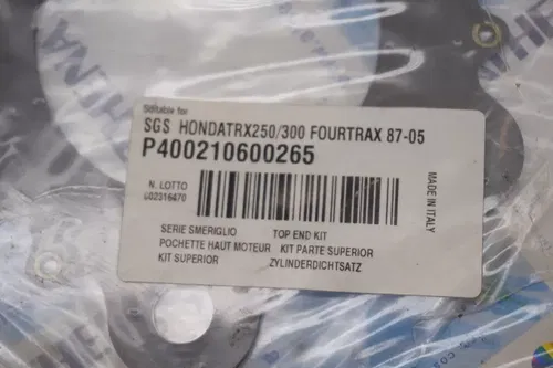 TRX250/300 Fourtrax Athena Top End Gasket Kit P400210600265 Honda TRX 87-09 H1