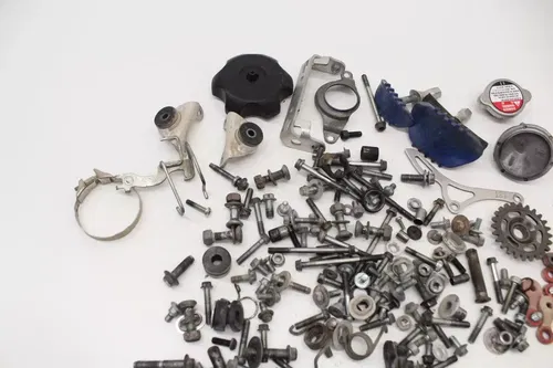 2011 YZ450F Miscellaneous Hardware OEM Gas Cap Bracket Bolts Nuts Washers Yamaha
