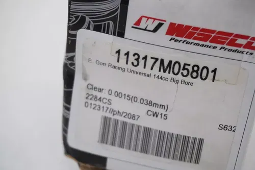 CR125 Gorr Big Bore Cylinder Engine Top End Barrel Jug Wiseco Piston Honda 96-97