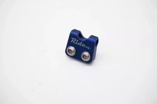 2006 YZ250F Ride Engineering Front Brake Hose Clamp Blue Yamaha YZ #2