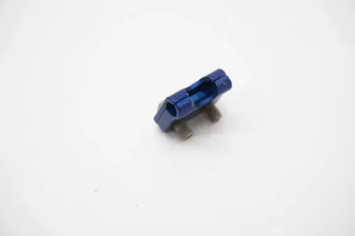 2006 YZ250F Ride Engineering Front Brake Hose Clamp Blue Yamaha YZ #2