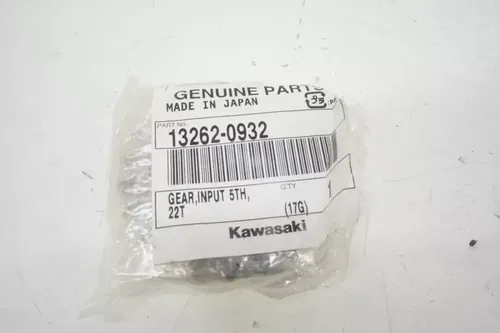 KX250 5th Input Gear OEM 22T Transmission 13262-0932 Kawasaki KX250F 15-20 M12