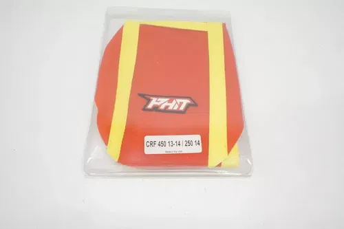 CRF250R CRF450R Phit Complete Gripper Seat Cover Ribbed Red Yellow Honda CRF T2