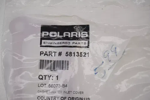 Polaris RZR 900 Water Inlet Cover Gasket OEM 5813521 2011-2014 H2
