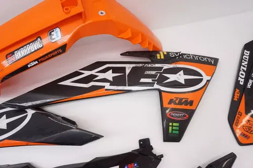 2024 KTM 250 SX-F Plastic Kit AEO Plastics Shrouds Side Panels Fenders SXF SX #7