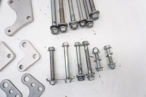2002 XR650R Engine Mounts OEM Head Hanger Plates Brackets Bolts Honda XR 650R