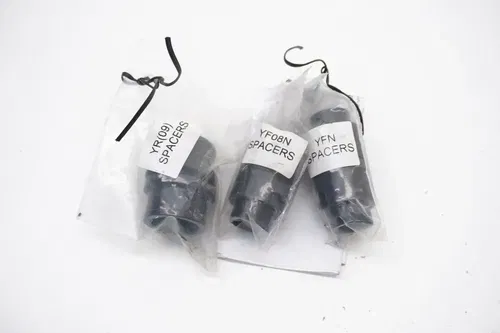 Tusk Impact Yamaha Front & Rear Wheel Spacers Black M51