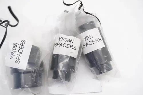 Tusk Impact Yamaha Front & Rear Wheel Spacers Black M51