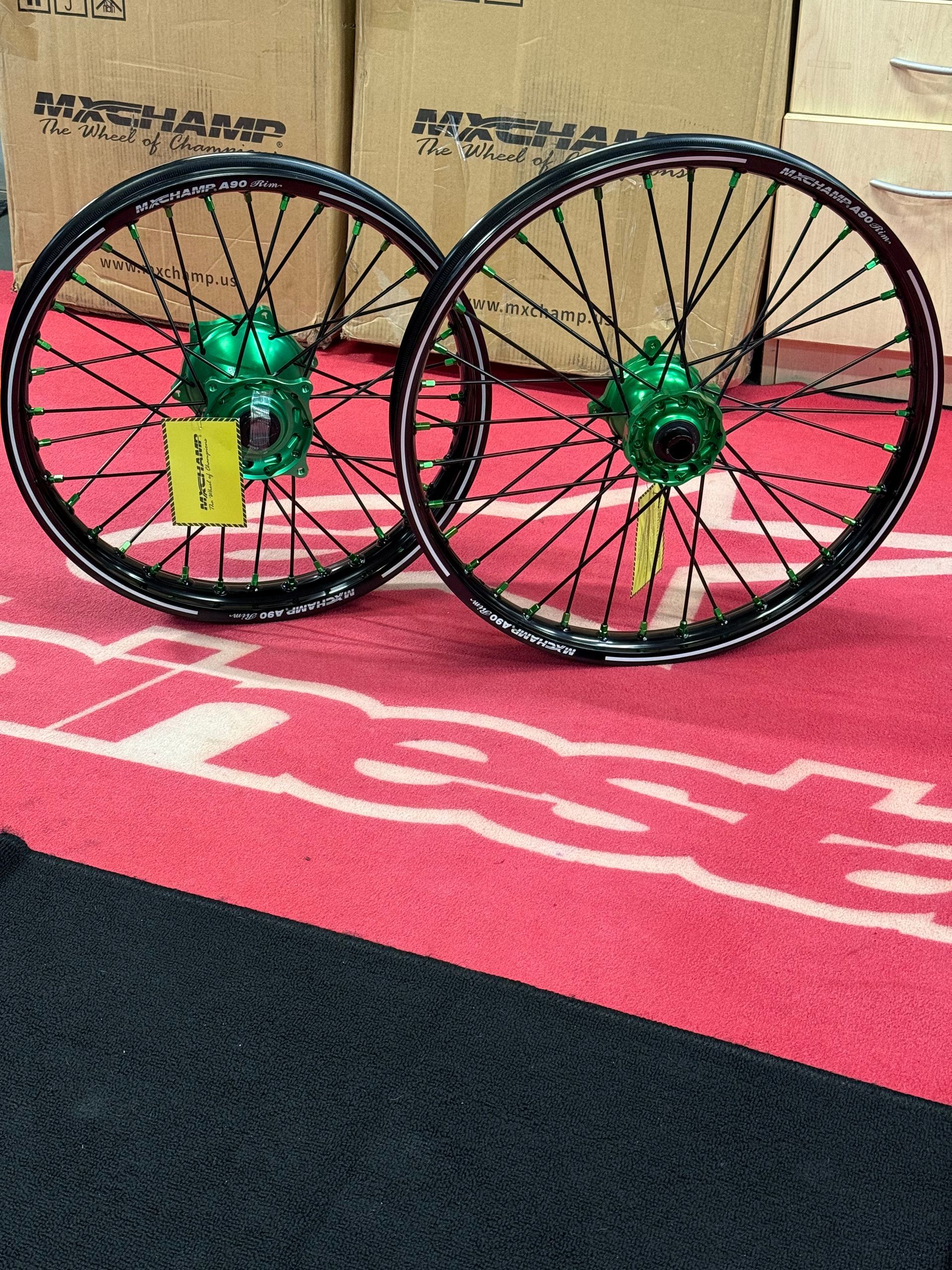 MXChamp A90 works edition Wheel Set For Kawasaki 2019-2025 KX250-KX450