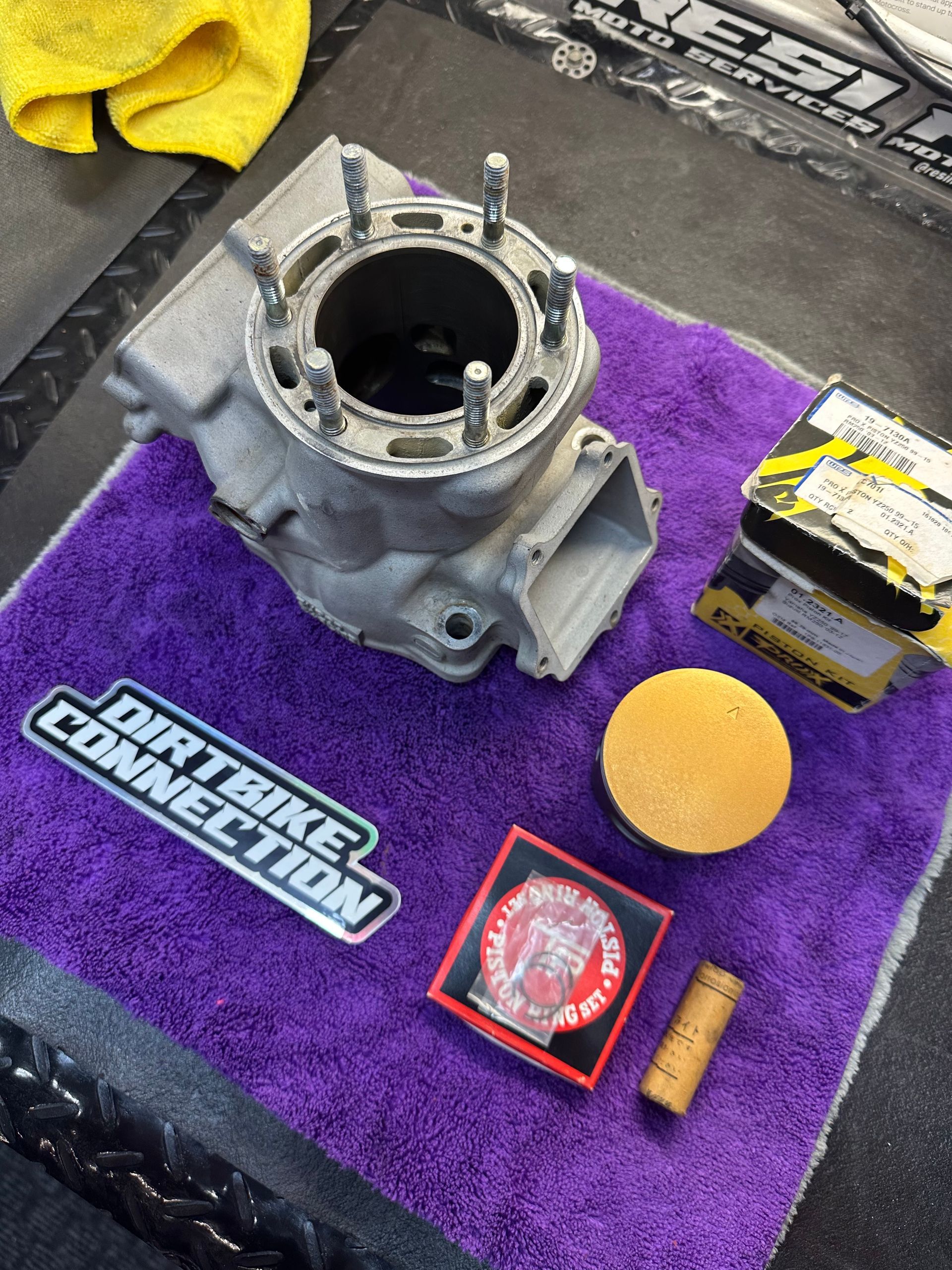 YZ 250 Cylinder And New ProX Top End. 
