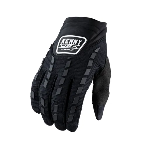 Kenny Racing Titanium Gloves - Black