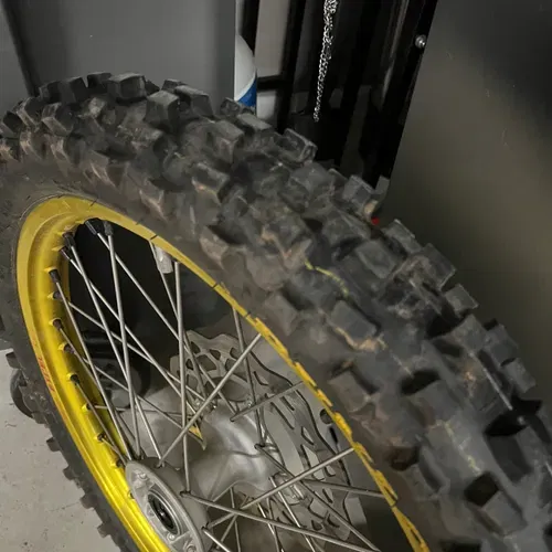 08-17 rmz450/250 Complete Gold Excel Wheels 