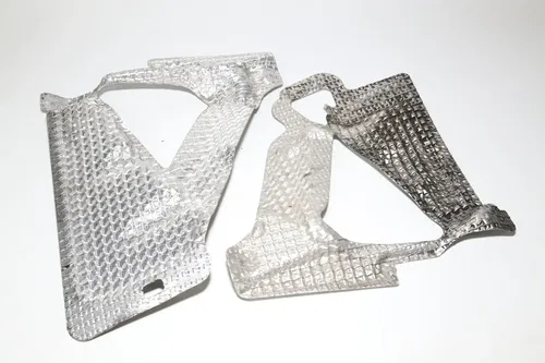 07-08 Suzuki Gsxr1000 Inner Heat Guard Shield Pair Left & Right OEM