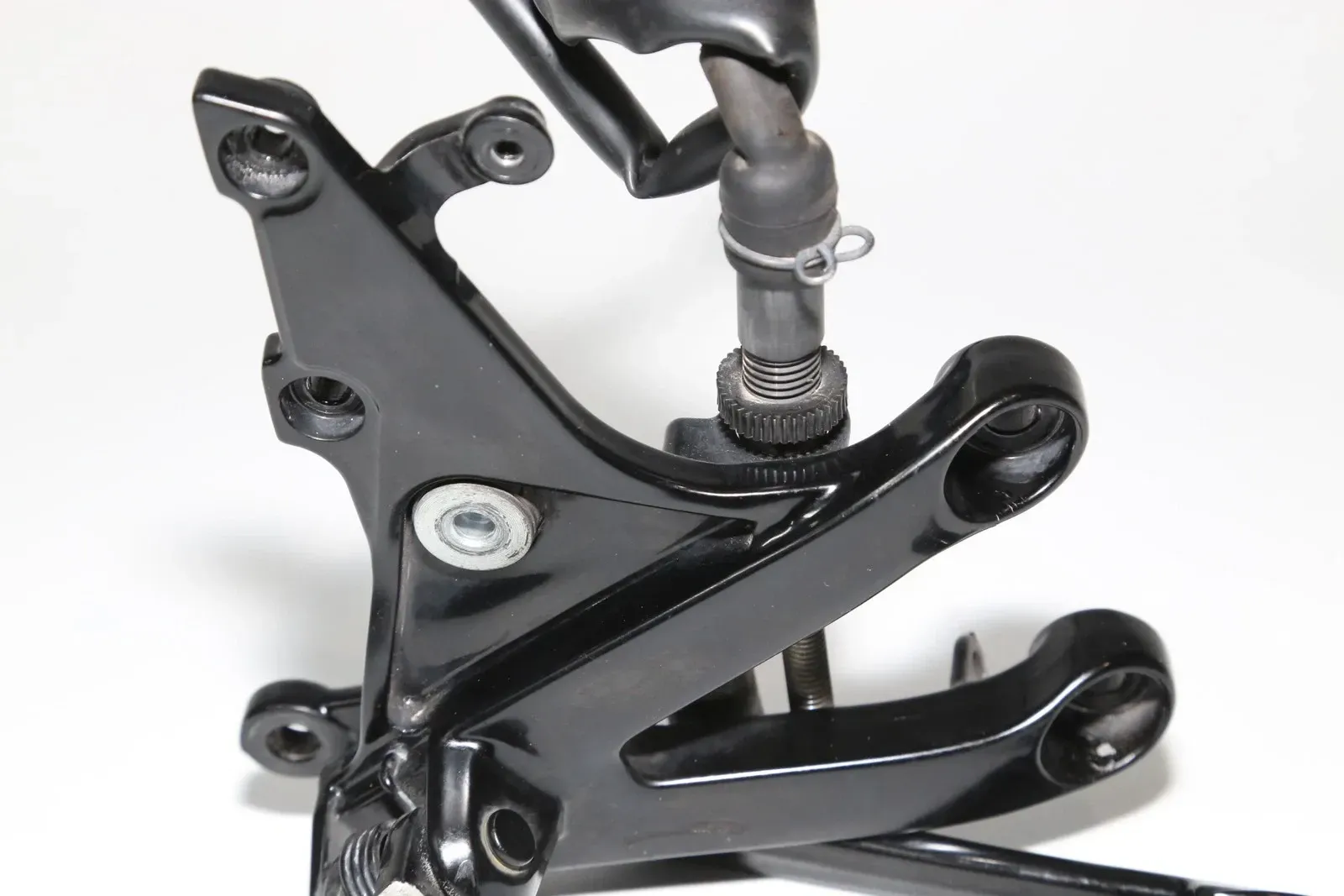 07-12 Honda Cbr600rr Right Rearset Driver Foot Peg Rest Stop Powdercoated OEM