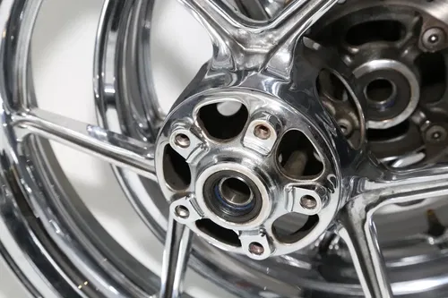 04-05 Kawasaki Ninja Zx10r Front Wheel & Rear Wheel CHROMED *PLEASE READ*