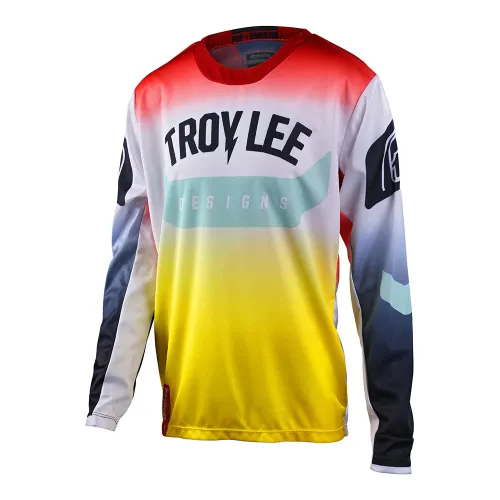 YOUTH GP JERSEY ARC ACID YELLOW / RED