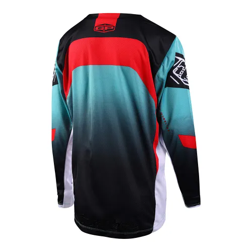 YOUTH GP JERSEY NEON MELON/ TURQUOISE