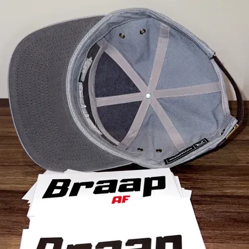 RID3 Hat w/ 3 BraapAF stickers