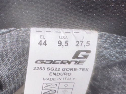 SG22 GORE-TEX ENDURO ANTHRACITE Size 9.5